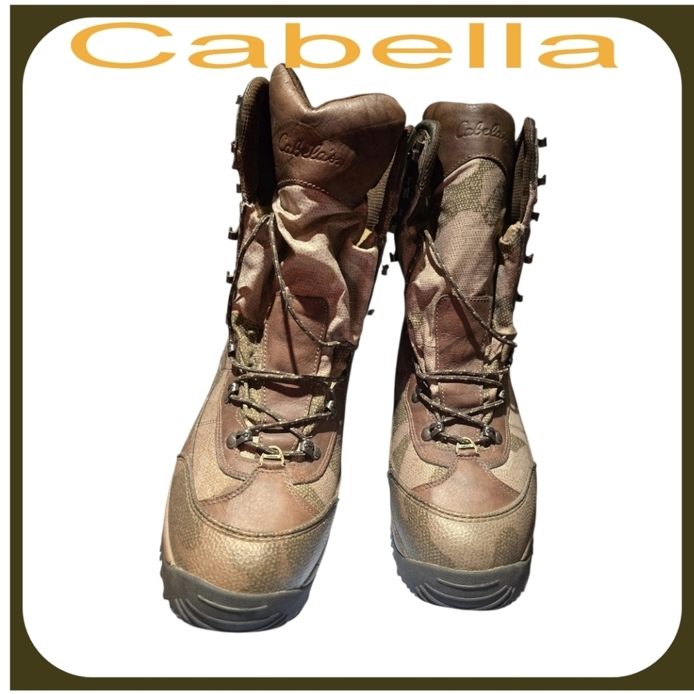 Cabela's Brown and Tan Men's Boots~EUC